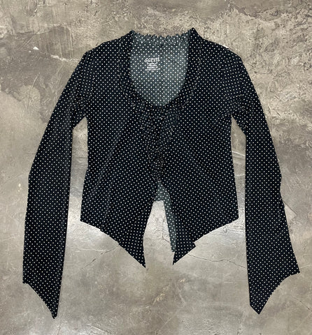 Polka Dot Medieval Long Sleeve Top